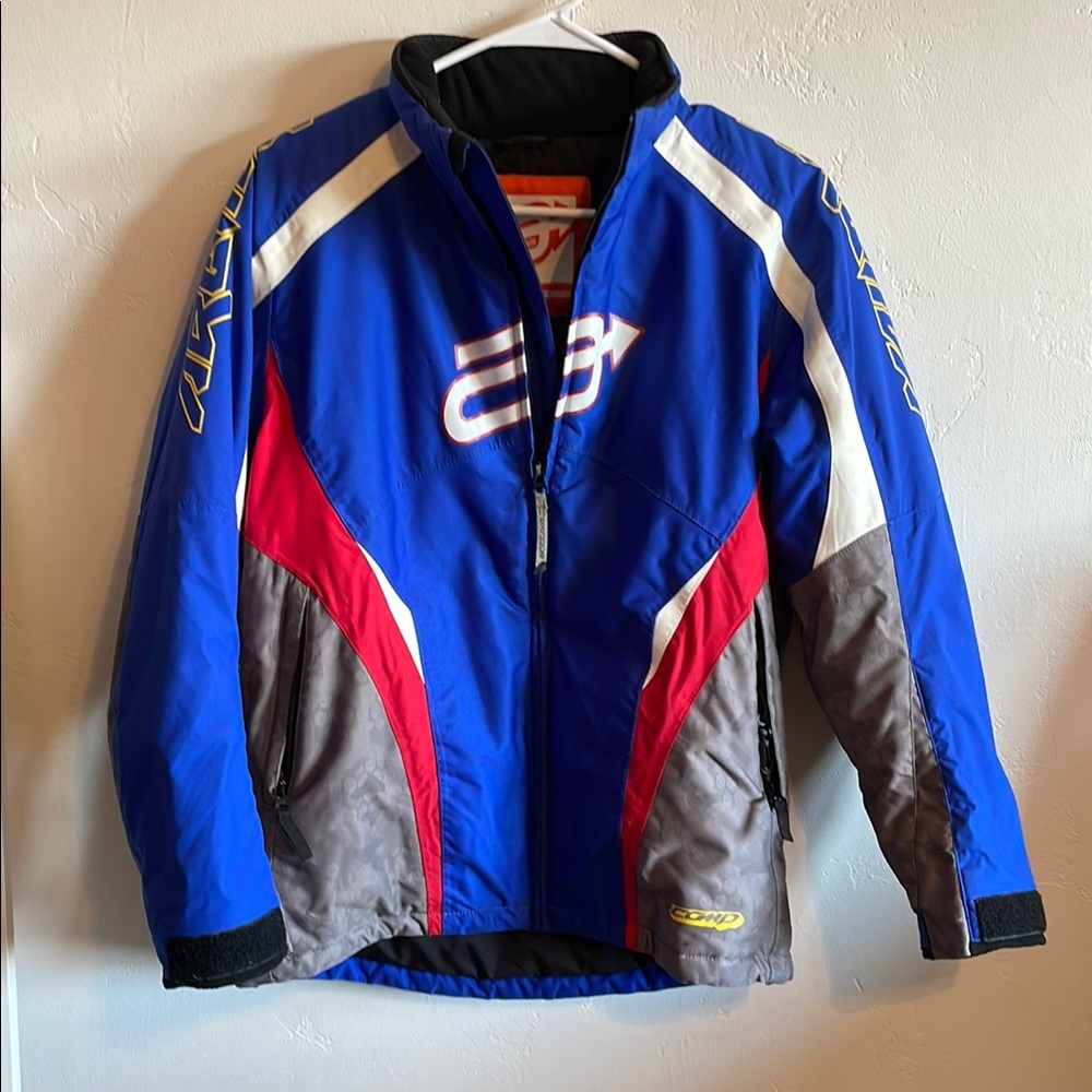 Kids Blue and Red Racing Jacket